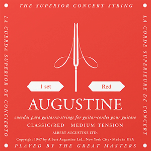Augustine Classical Red guitar strings by Musical Instrument Shop Nottingham - Guitar Strings, music equipment Nottingham.