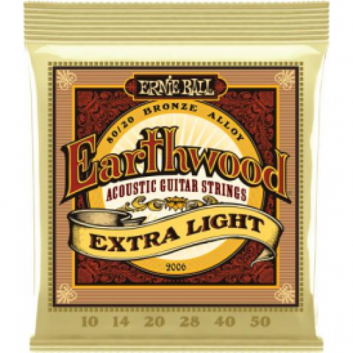 Ernie Ball Earthwood  Acoustic 10-50 Extra Light by Ernie Ball - Guitar Strings, music equipment Nottingham.