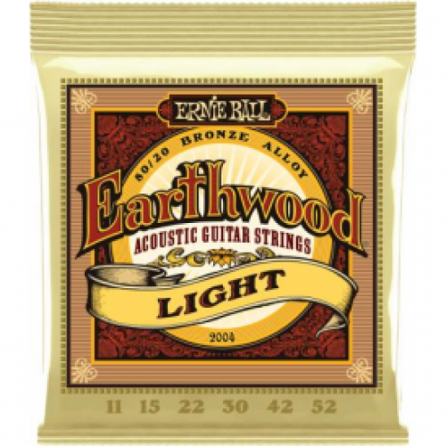 Ernie Ball Earthwood 11-52  Acoustic Light by Ernie Ball - Guitar Strings, music equipment Nottingham.