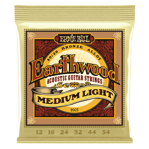 Ernie Ball Earthwood 12-54 Acoustic Medium Light by Ernie Ball - Guitar Strings, music equipment Nottingham.