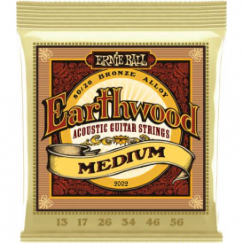 Ernie Ball Earthwood 13-56 Acoustic Medium Light by Ernie Ball - Guitar Strings, music equipment Nottingham.